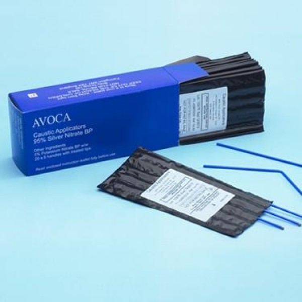 Avoca Caustic Applicator 95% Silver Nitrate Sticks (Pack of 50) (011-5105)