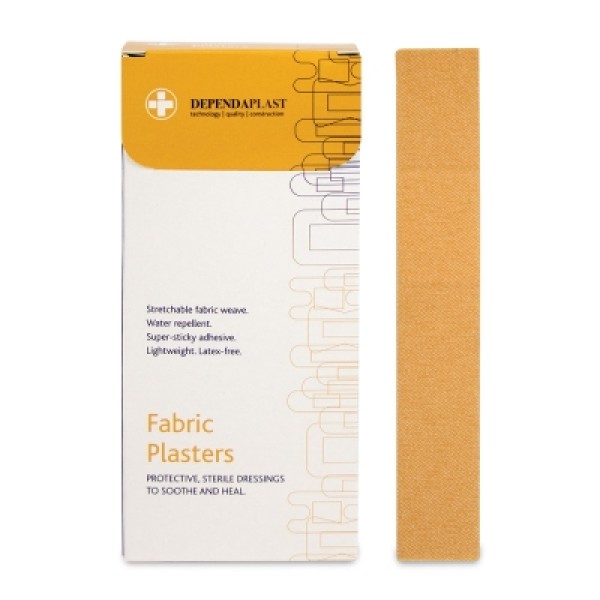 Reliance Dependaplast Advanced Fabric Finger Extension Plasters Sterile 2cm  x 12cm (Box of 50) (RL555)