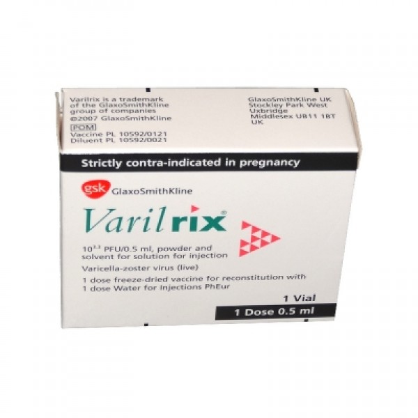 Varilrix Varicella-Zoster Vaccine (Live Attenuated) 0.5ml Vial with Diluent x 1