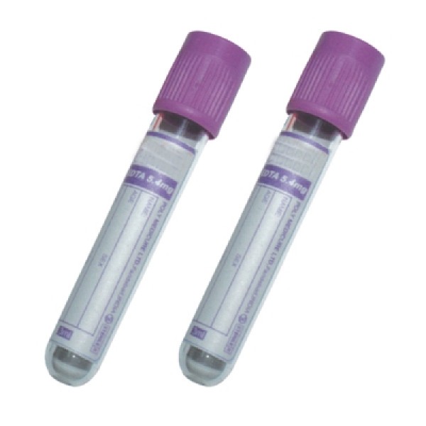 BD Vacutainer Plastic K3EDTA Tube 3ml with Lavender Hemogard Closure (Pack of 100) (368857)