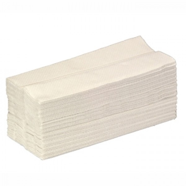 Essentials Deluxe C-Fold Hand Towels 2 Ply White (Pack of 2355) (CFW002N) (H2WC30OPT)