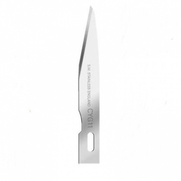Swann Morton Cygnetic Stainless Steel Blade 11 Sterile (Box of 50) (5303)