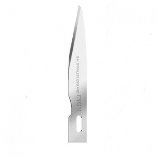 Swann Morton Cygnetic Stainless Steel Blade 11 Sterile (Box of 50) (5303)