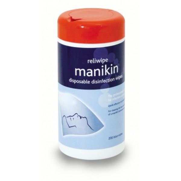 Reliance Manikin Wipes, Tub of 200 (RL754)