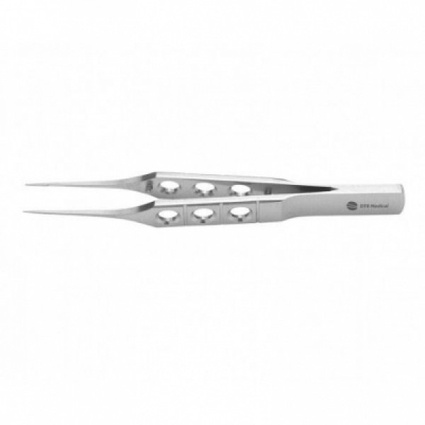 DTR Pierse Hoskins Forceps 85mm 0.2mm Notched Tips SIngle Use (Pack of 10) (PHF1085)