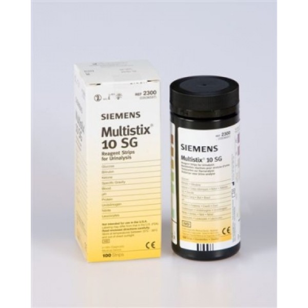 Siemens Multistix 10 SG Reagent Strips (100) (2300)