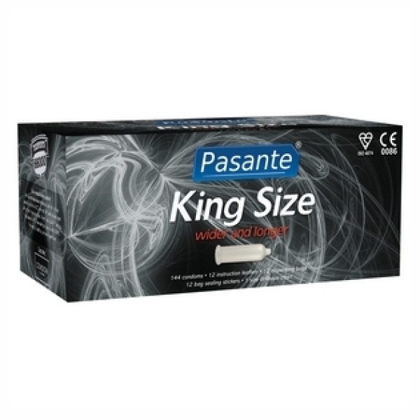 Pasante King Size Condoms, Polybag of 144 (C4073)