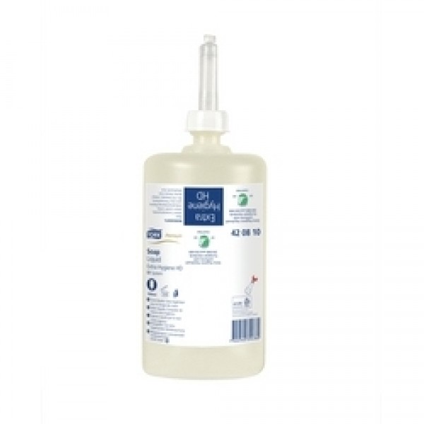 Tork Premium Extra Hygiene Soap 1 Litre Refill (Pack of 6) (420810)