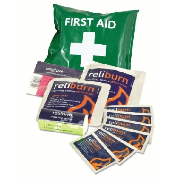 Reliburn Mini Burns First Aid Kit in Vinyl Pouch (RL141)