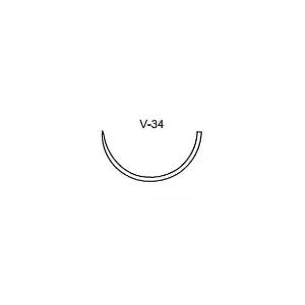 Monocryl W3488 Suture 2-0 Violet 70cm, 36mm 1/2 Circle Taper Cut Needle (Box of 12)