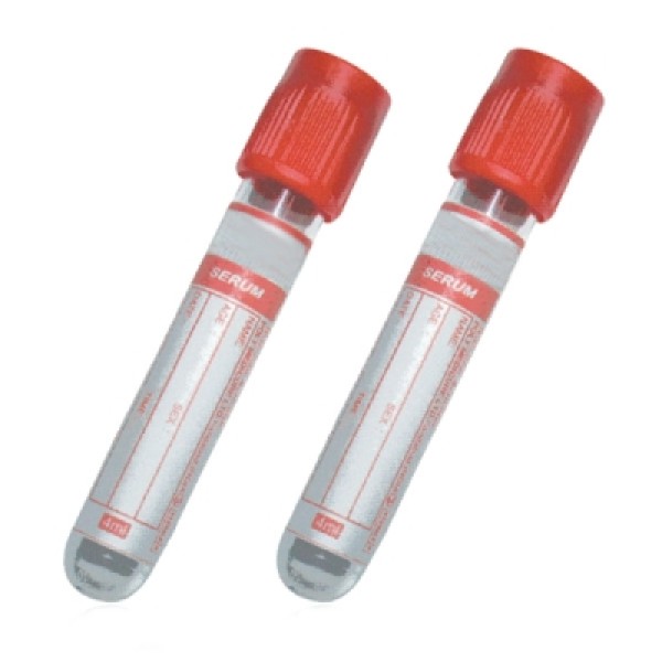 BD Vacutainer Plastic Serum Tube 2ml with Red Hemogard Closure (Pack of 100) (368493)