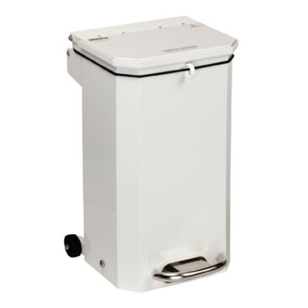 Sunflower Flame Retardant Bin 20 Litre, White Lid (Sun-BIN20/White)