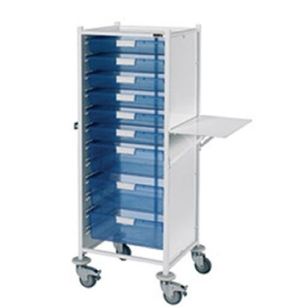 Sunflower Vista 120 Trolley - 6 Single & 3 Double Blue Trays (Sun-MPT121B)