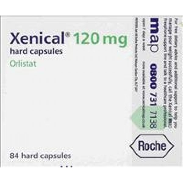  Xenical (Orlistat) 120mg Capsules (Pack of 84)