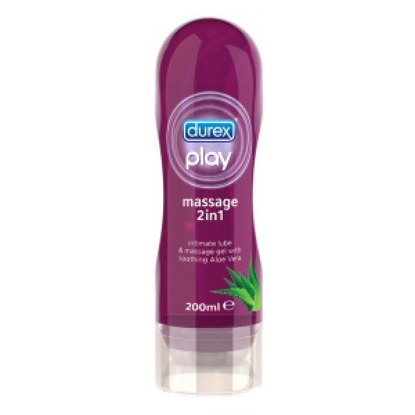 Durex Play Massage 2 in 1 Lubricant 200ml Bottle (Pack of 3) (340-6337)