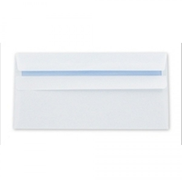 Initiative Envelope DL 80gsm Self Seal Plain White (Box of 1000) (EN2624)