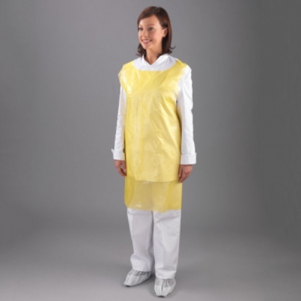 FineTouch Polythene Aprons, Yellow (Roll of 200) (A1Y/R) 