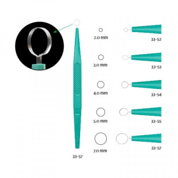 Miltex 4.0mm Diameter Single Use Ring Curette (Pack of  50) (SCH-33-54)