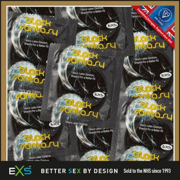 EXS Black Fantasy Condoms Clinic Pack 100 (EXSBFAN100)