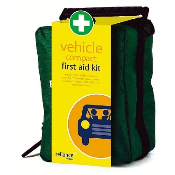 Reliance Compact Vehicle First Aid Kit in Green Helsinki Bag (RL155)