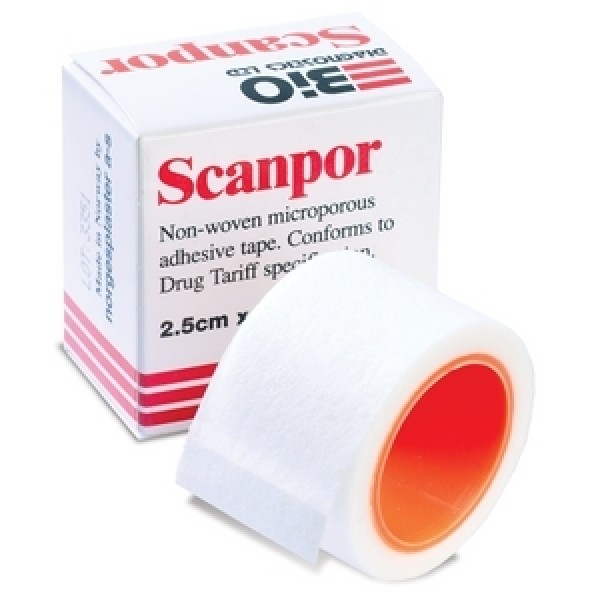 Scanpor Tape 1.25cm x 5m (1 roll)