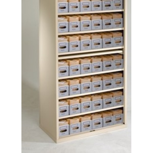 Amerson 8 Shelf Archive Cabinet With No Doors - 48 Trays of Lloyd George Notes (3ARCMED848.ND)