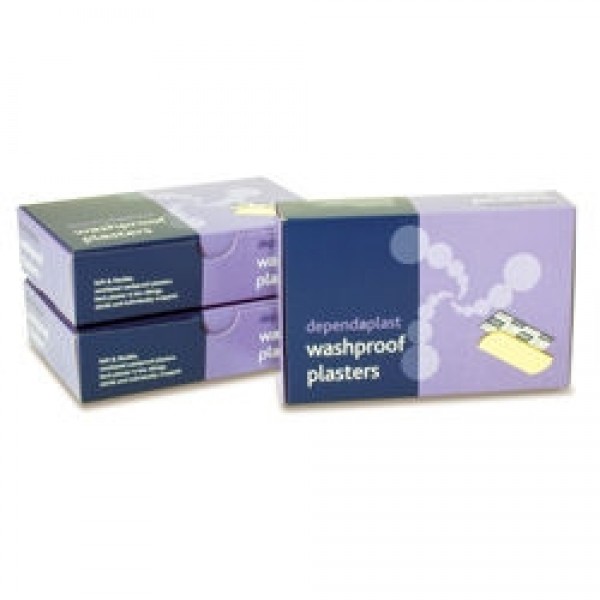Dependaplast Washproof Plasters 7.5cm x 5cm Sterile (Box of 50) (RL535)