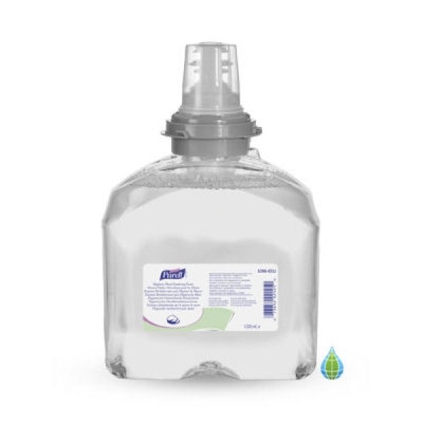 Purell Hygienic Hand Sanitising Foam Refill 1200ml for TFX Dispenser (5396-02)