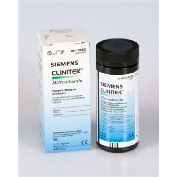 Siemens Clinitek Microalbumin Reagent Strips (25) (2083)