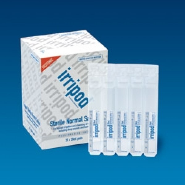 Irripods Sterile Topical Saline Pod 20ml (Pack of 25) (313-7155)