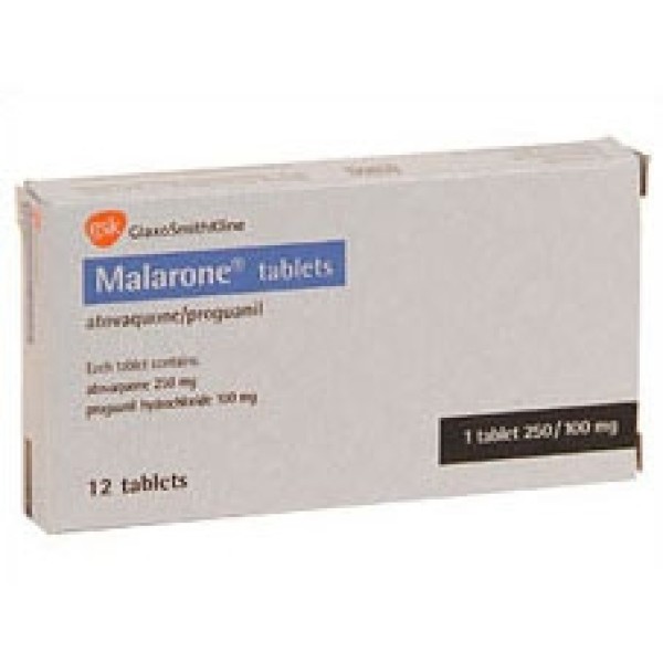 Malarone Adult Tablets (Proguanil / Atovaquone) (Pack of 12)