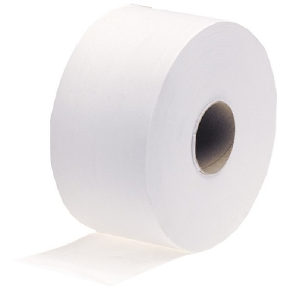 Essentials Mini Jumbo Toilet Rolls 2 Ply 76mm White (12 Per Case) (J27200)