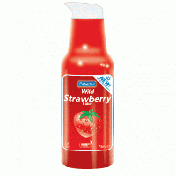 Pasante Strawberry Flavoured Lube 75ml Pump Pack of 6 (5661)