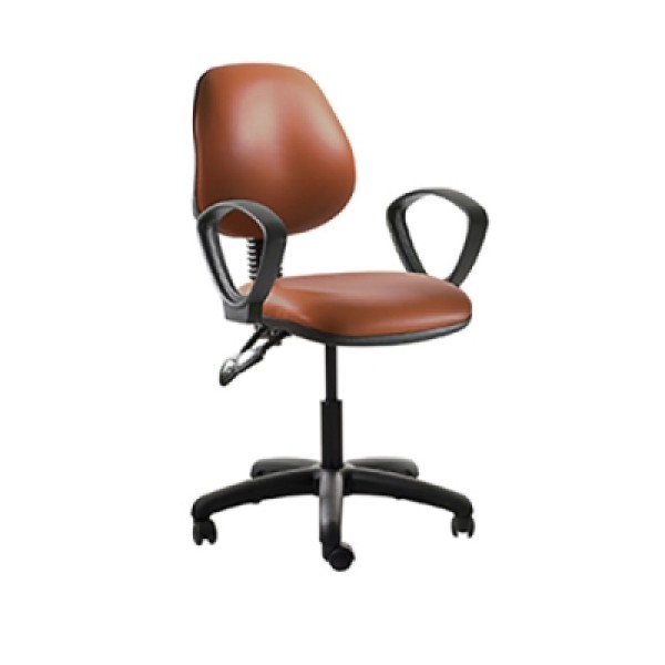 Bristol Maid Medium Back Office Chair - Fabric (5160/F)