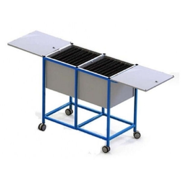 Freeway Double Notes Trolley 1200mm WIde - WIth Lockable Lid (FW3960)