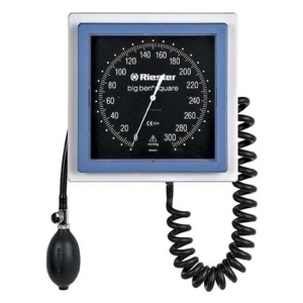 Riester Big Ben Aneroid Sphygmomanometer Square Wall Mounted Model (LF1465)