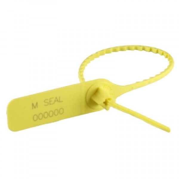 Acme M Seal Standard Numbered Yellow Plastic Security Seal (100)