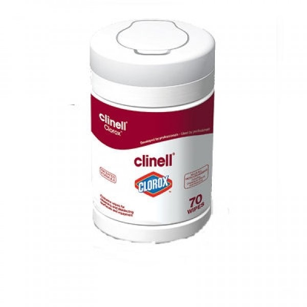 Clinell Clorox Wipes (Tub of 70) (CCLX70)