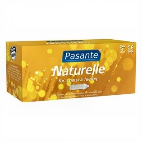 Pasante Naturelle Condoms, Clinic Pack of 144 (C4006)