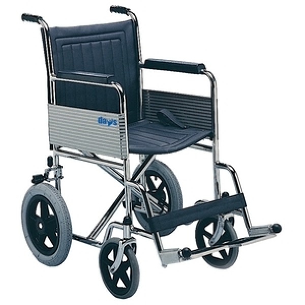 Days Basic Steel Transit Wheelchair, Foldable (138)