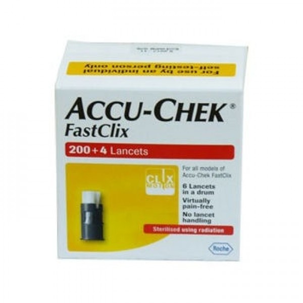 Roche Accu-Chek FastClix Lancets Drum of 6 (Pack of 34) (351-2795)