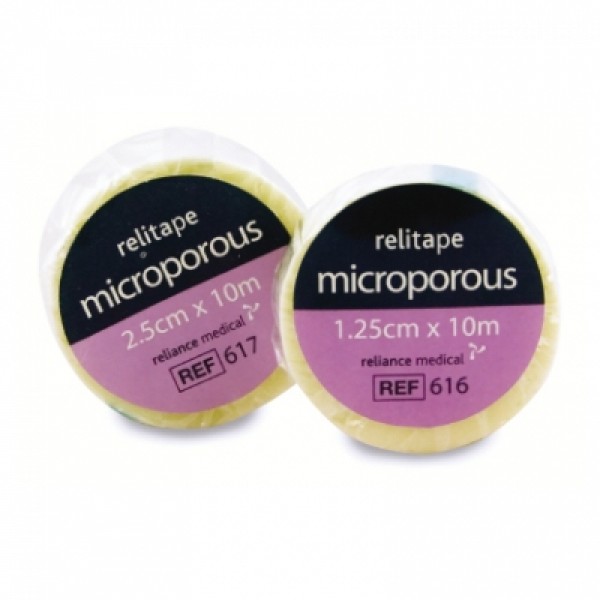 Relitape Microporous Tape (1.25cm x 10m) (RL616)