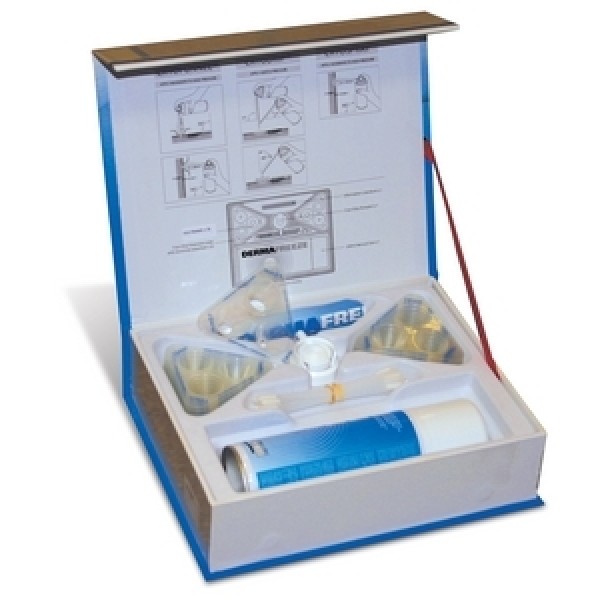Dermafreeze Kit 200ml Canister, 30 Cryofunnels, 40 Cryotips (K200-02B) - PROFESSIONAL USE ONLY