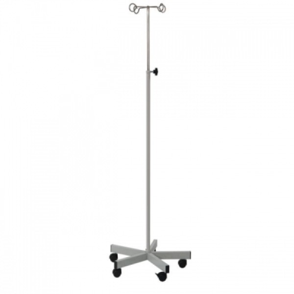 Beaver Mild Steel Infusion Stand Weighted Base - 4 Hook (CA3415)