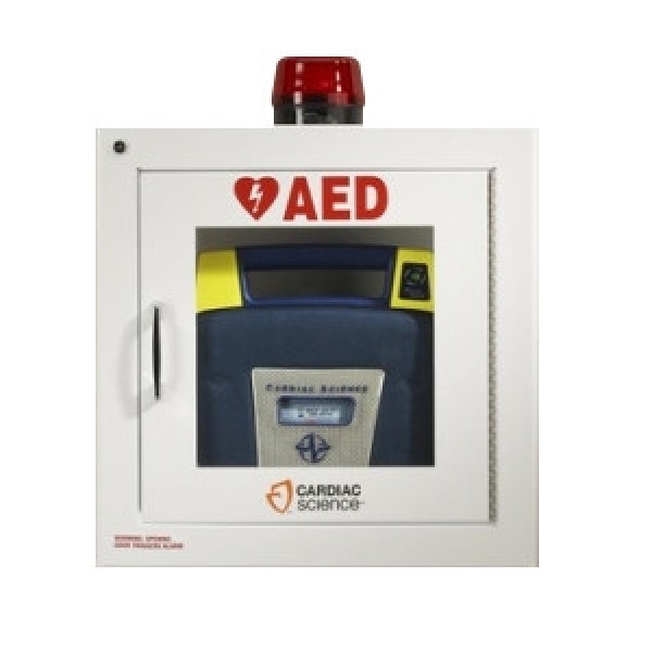 Cardiac Science Surface Mount AED Wall Cabinet With Alarm & Light (50-00392-30)