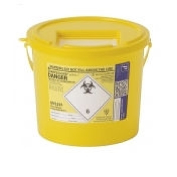 Daniels Sharpsguard Yellow 7 Litre Sharps Bin (DD473YL)