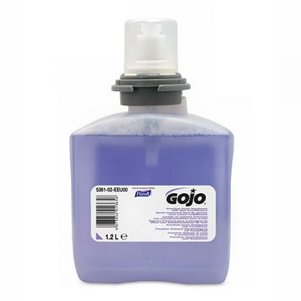 GOJO Premium Foam Hand Wash with Skin Conditioner 1200ml Cartridge for TFX Dispenser (Pack of 2)(5361-02)