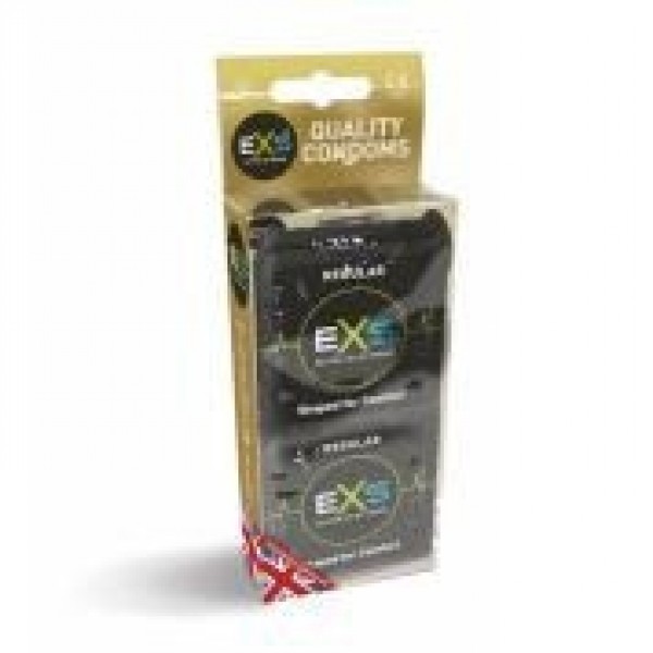 EXS Black Fantasy Condoms x 12 (Pack of 6) (EXSBLACK-12)