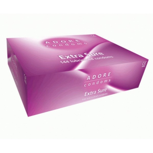 Adore Extra Sure Condoms Clinic Pack of 144 (SA02)