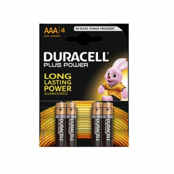 Duracell Simply AAA Batteries 1.5V Alkaline (Pack of 2) (MN2400)